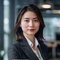 东京热app产品总监林晓雨头像，年轻女性，职业装，背景为办公室环境